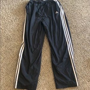 Adidas lined track pants